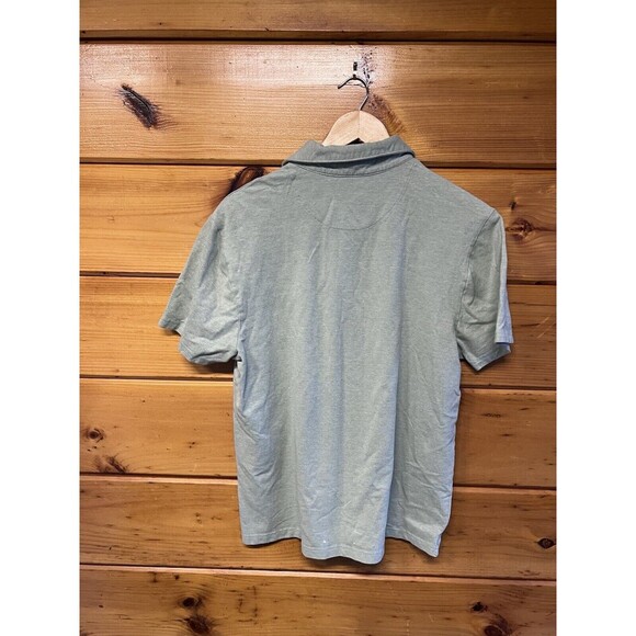 Buffalo David Bitton Polo Shirt Mens Size M Green Short Sleeve Adults - Picture 4 of 4